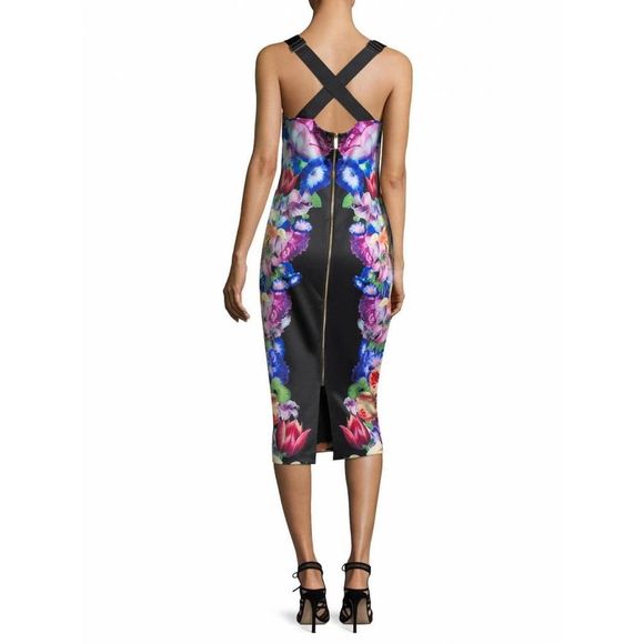 Ted Baker 'Deony' Buckle Strap Sheath Dress size 1 - Picture 4 of 13